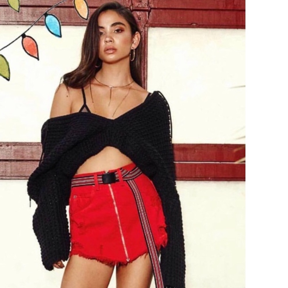 LF/BSBW Cropped hoodie sweater NWT
